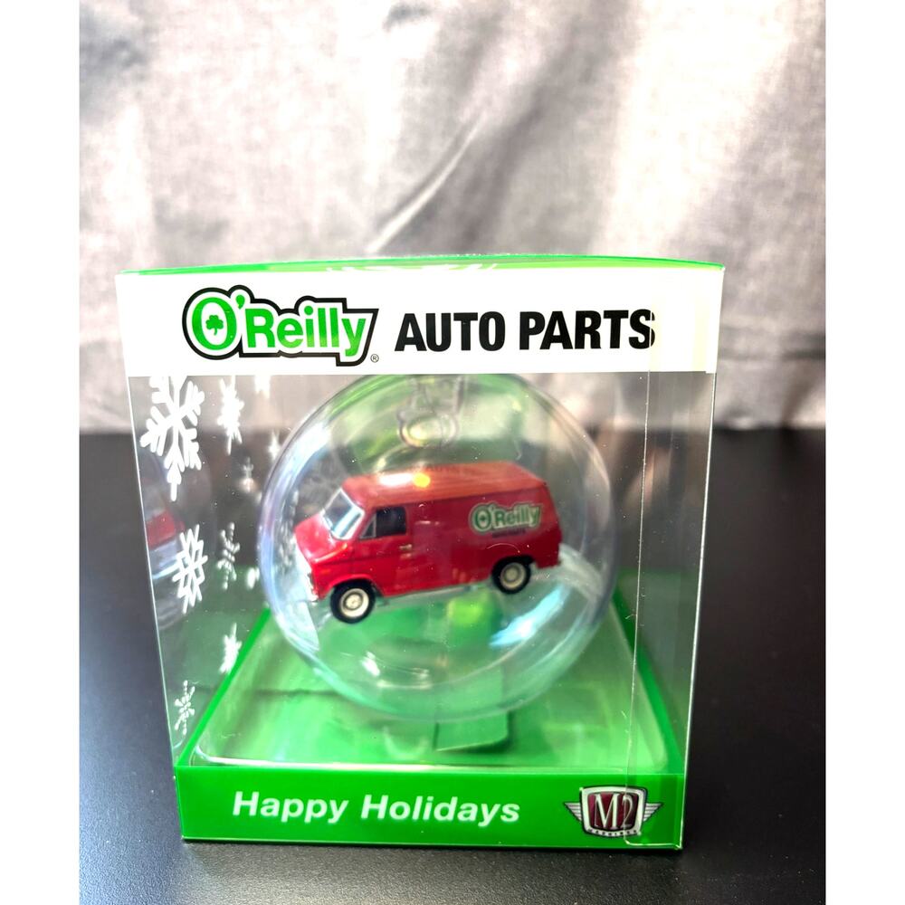 2024 M2 '71 Chevrolet Van Red O'Reilly Christmas Ornament